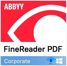 ABBYY FineReader PDF Corporate | 1 PC | 1 Jahr stets aktuell|Code per eMail|ESD