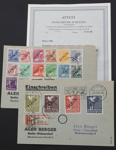 Berlin schwarzaufdruck nr - berlin,