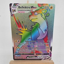 Pokemon Karte: Bellektro Vmax 267/264 Fusionsangriff NM Rainbow Deutsch