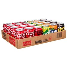 Cola Getränke Mix Paket 24 Dosen – Coca Fanta Sprite Energy Überraschung