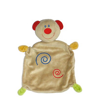 Paradise Toys Bär Teddy Bärchen Teddybär braun rot Schmusetuch Schnuffeltuch