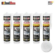 Aquarium Silikon Transparent 5x300ml Aquarium Süß/Meerwasser Kleber Glassilikon