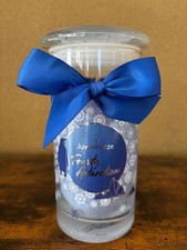 Frosty Antartica Juwelkerze neu & ungebrannt mit Schmuck