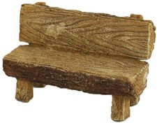 Minigarten Sitzbank Holzoptik