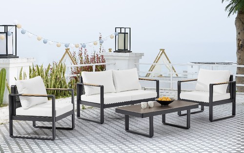 12tlg gartenmöbel lounge set - 12tlg., lounge-set