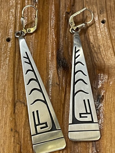 Vintage hopi ohrhänger - hopi, w