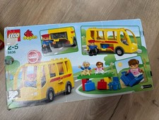 Lego Duplo Bus 5636 Haltestelle Leute Koffer OVP Rarität Busfahrer