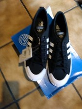 Adidas Nizza Gr. 11,5 / 46 2/3 in Schwarz / Original 