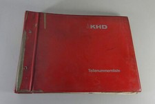 Teilekatalog KHD Deutz Dieselmotor F4L 912 luftgekühlt Stand 12/1970