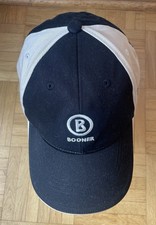 Bogner Cap Basecap Kappe Golfcap beige /schwarz unisex Damen Herren Gr. M