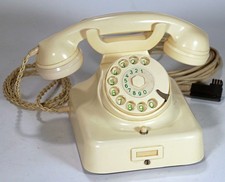 Altes Telefon W49, Bj. 1963.  Komplett. Farbe Elfenbein. Telephone W 49