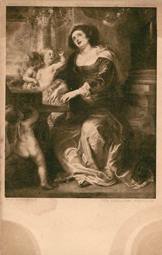 Rubens die heilige cacilie - rubens,