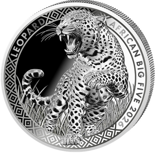 Silbermünze african big five - silbermünze,