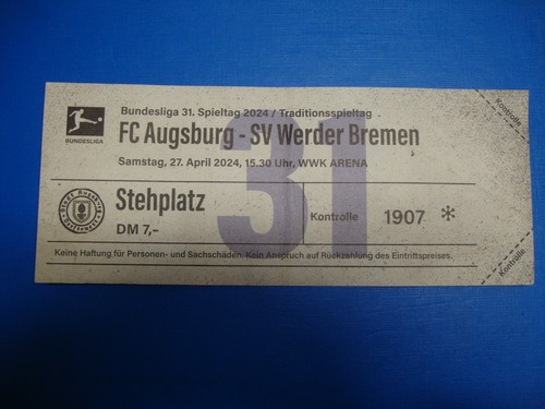 Ticket fc augsburg - 23/24,