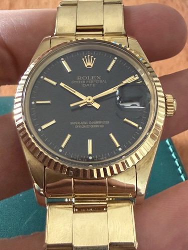 Rolex date 15037 gelbgold - date,