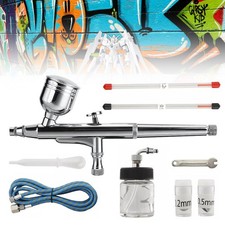 Airbrush Set Multifunktionale Airbrushpistole mit 3 Düsen Air Brush Pistole Set
