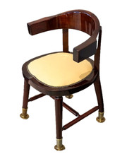 JUGENDSTIL  ADOLF LOOS ARM SESSEL MODELL STÖSSLER OTTO SCHMIED WIEN  MNR: 6865