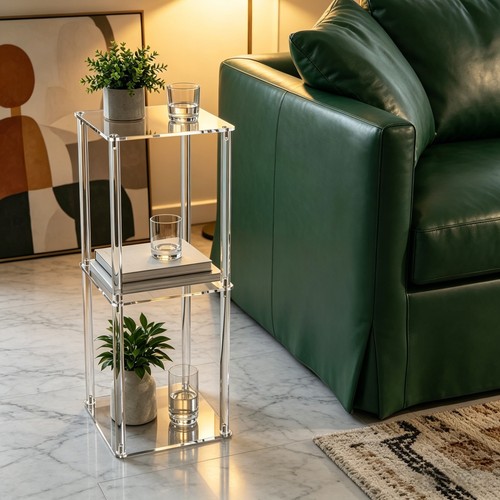 Etagen klar acryl tisch - acryl,