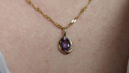Anhänger mit amethyst und - anhänger,
