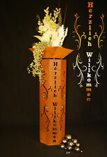 8-Eck Säule Herzlich