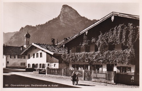 Postkarte oberammergau - -,