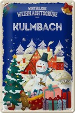 Blechschild Weihnachtsgrüße