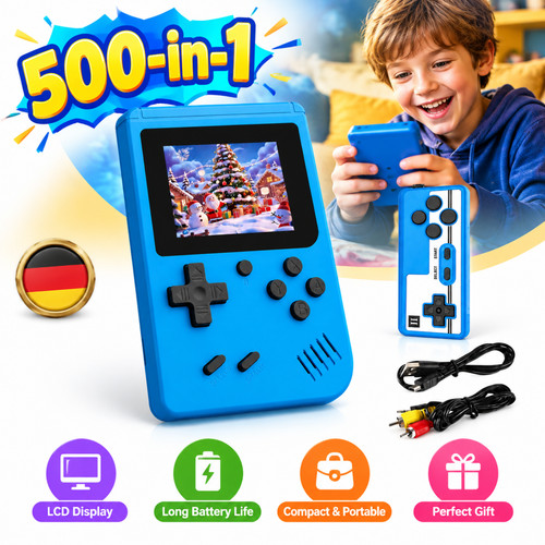 500 retro handheld - 500-in-1,