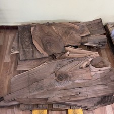 16,14 kg Nussbaum Maser Furnier Wurzelholz Holzscheiben 5,75€/kg Große Stücke