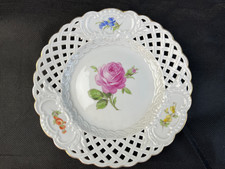 Meissen Durchbruchteller Blume