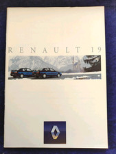 Renault 19 Prospekt 12.1992