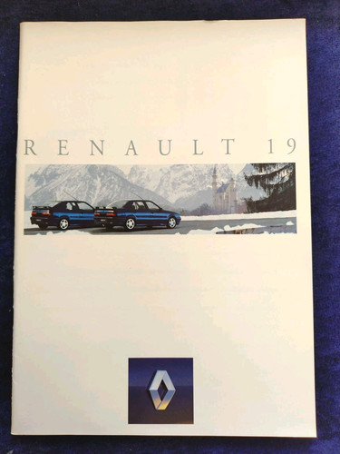 Renault prospekt 1992 - prospekt, 12.1992