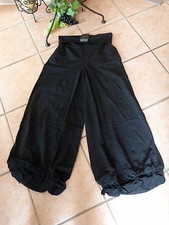 BORIS INDUSTRIES Hose Knotensaum 44 46 (2) NEU schwarz Double Face LAGENLOOK°°°