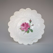 Meissen Teller, Rosendekor