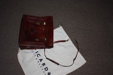 PICARD Leder Unisex Business Akten Notebook Lehrer Tasche Braun