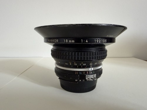 Nikon nikkor 18mm 4 - 18mm, f/4