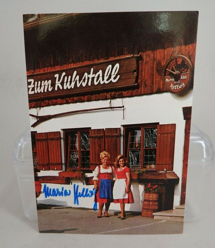 Autogramm maria hellwig - autogramm,