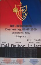 TICKET UEFA EL 2009/10 FC Basel - KR Reykjavik