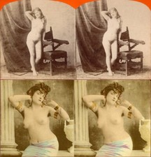 18 Akt Stereofotos Opas nude