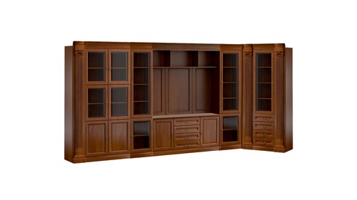 Dunkelbrauner eckschrank - dunkelbrauner,