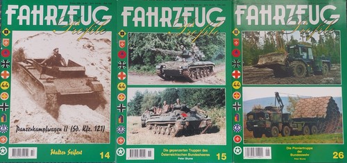 Fahrzeug profile 15 und - profile, 14,15