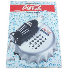 Coca-Cola-Kronenkorken Telefon mit Anrufbeantworter - Zustand gut