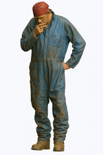 Unbemalte Scale Model Figur