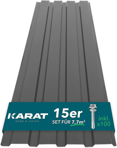 15x trapezblech dachblech - 15x,