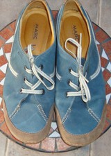 Marc Shoes Gr.41, blau, Leder