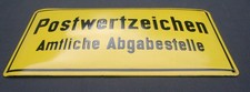 Emailleschild Postwertzeichen - Deutsche Post