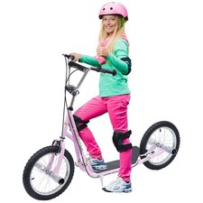 Kinderroller mit Luftreifen Kickscooter Scooter Tretroller Cityroller für Kinder