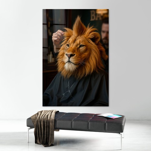 Der löwe barbershop - der, für