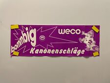 Weco Feuerwerk Werbeposter Plakat Rarität 90er Jahre Ladenfund