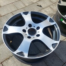 4x Magma SO Alufelge 7x16 ET45 KBA 46670 Seismo BMW 3er 1er silber/schwarz