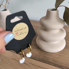 Mini creolen vergoldet - creolen, |